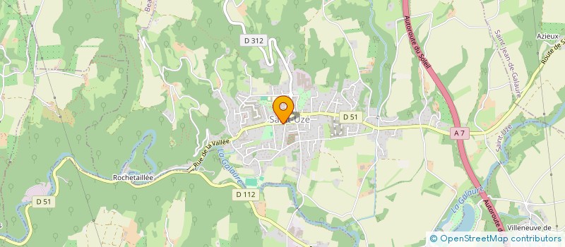 localisation de l'entreprise SCI CHEMIN DE TANGRAM  SAINT-UZE