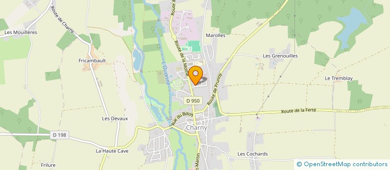 localisation de l'entreprise SCI CHEMIN DE VILLEFRANCHE à CHARNY OREE DE PUISAYE