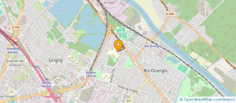 localisation de l'entreprise SCI CHEMIN DES ABEILLES à RIS-ORANGIS
