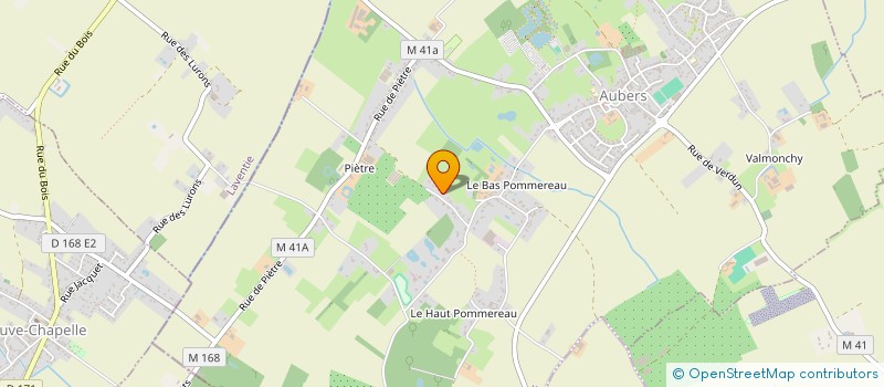 localisation de l'entreprise SCI CHEMIN DES BROEUX à AUBERS