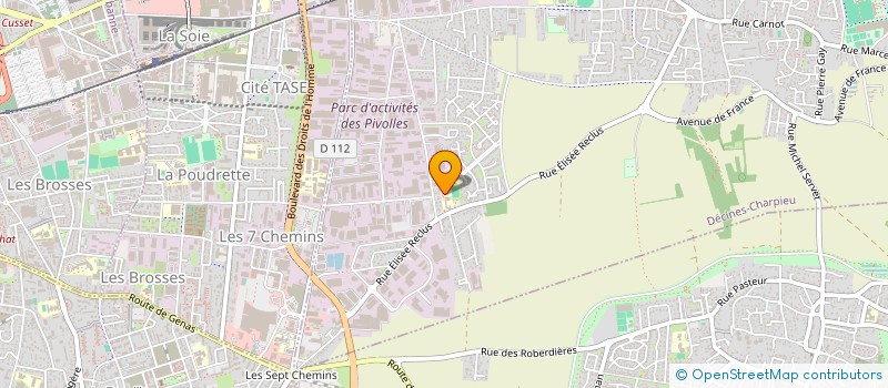 localisation de l'entreprise SCI CHEMIN DES BRUYERES  DECINES-CHARPIEU