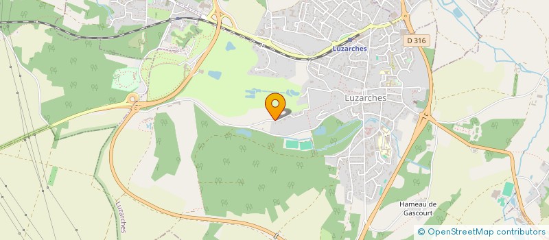 localisation de l'entreprise SCI CHEMIN DES CARRIERES à LUZARCHES