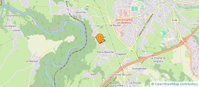 localisation de l'entreprise SCI CHEMIN DES CHARDONS  MONISTROL-SUR-LOIRE