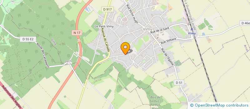 localisation de l'entreprise SCI CHEMIN DES CROIX à VIMY