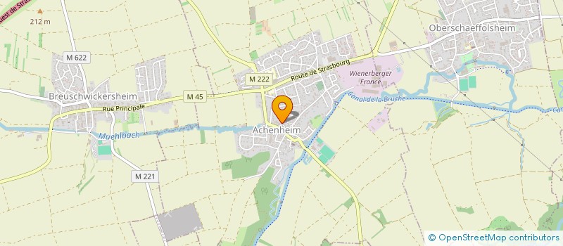 localisation de l'entreprise SCI CHEMIN DES ECOLIERS  ACHENHEIM