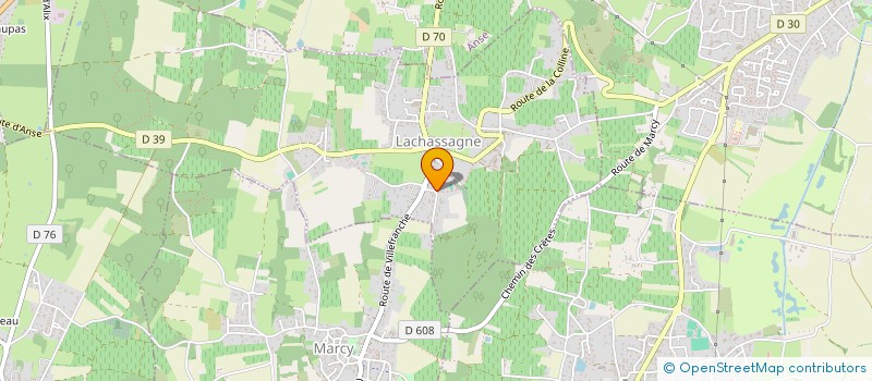 localisation de l'entreprise SCI CHEMIN DES FORETS  LACHASSAGNE