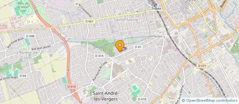 localisation de l'entreprise SCI CHEMIN DES GODOTS  SAINT-ANDRE-LES-VERGERS