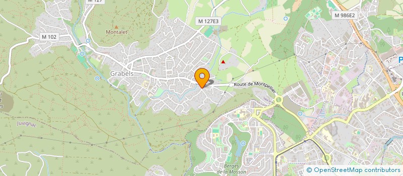 localisation de l'entreprise SCI CHEMIN DES MAGES  GRABELS