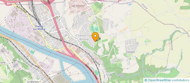 localisation de l'entreprise SCI CHEMIN DES MEUNIERS  CHASSE-SUR-RHONE