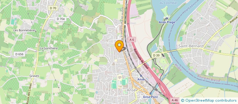 localisation de l'entreprise SCI CHEMIN DES MOLAIZES  ANSE