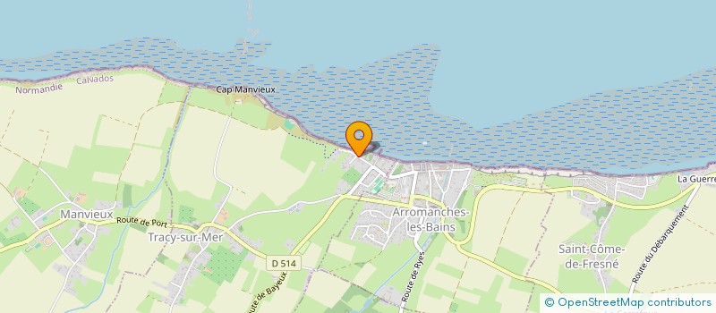 localisation de l'entreprise SCI CHEMIN DES POISSONNIERS  TRACY-SUR-MER