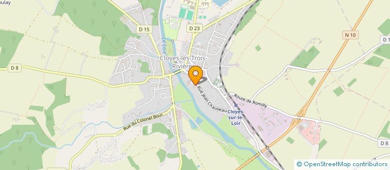 localisation de l'entreprise SCI CHEMIN DES SOURCES à CLOYES-LES-TROIS-RIVIERES