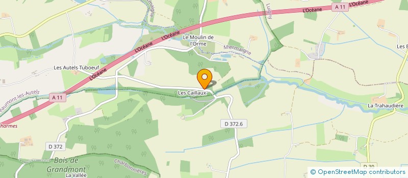 localisation de l'entreprise SCI CHEMIN DES TUILERIES à BEAUMONT-LES-AUTELS