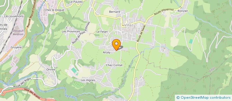 localisation de l'entreprise SCI CHEMIN DES VERGERS  VILLAZ