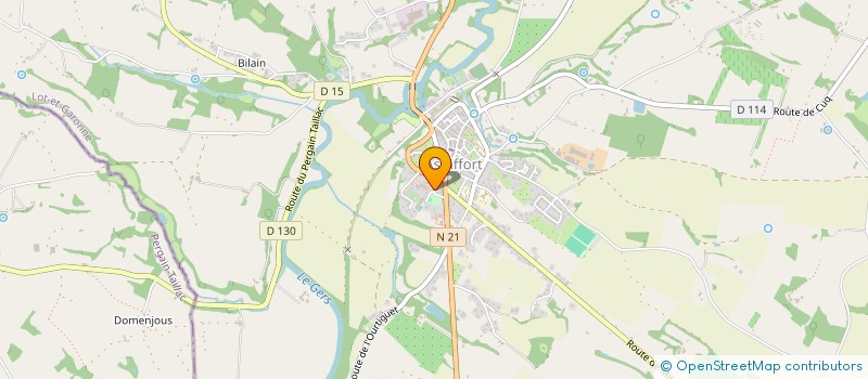 localisation de l'entreprise SCI CHEMIN DES VIGNES  ASTAFFORT