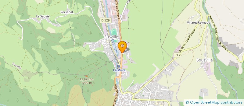 localisation de l'entreprise SCI CHEMIN DU CALVAIRE  LA MURE