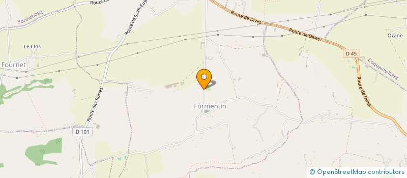 localisation de l'entreprise SCI CHEMIN DU CALVAIRE  BEAUFOUR-DRUVAL