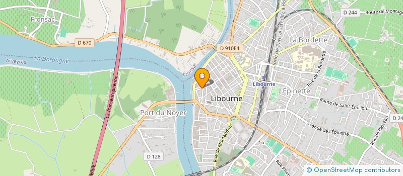 localisation de l'entreprise SCI CHEMIN DU CASSE  LIBOURNE