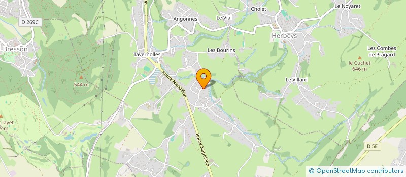 localisation de l'entreprise SCI CHEMIN DU CAVIN  BRIE-ET-ANGONNES