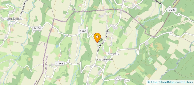 localisation de l'entreprise SCI CHEMIN DU CHARPENTIER  TARASTEIX