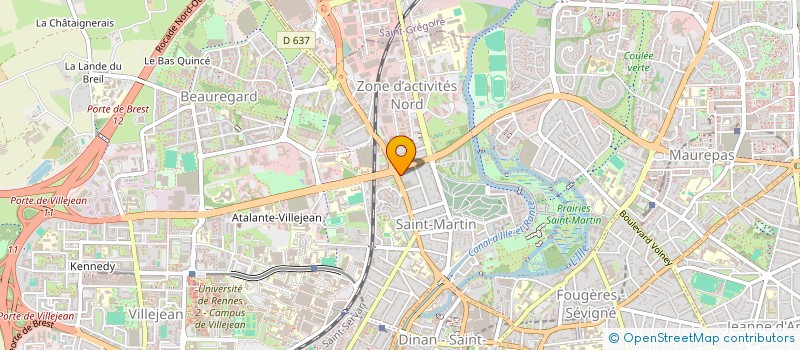 localisation de l'entreprise SCI CHEMIN DU MOULIN  RENNES