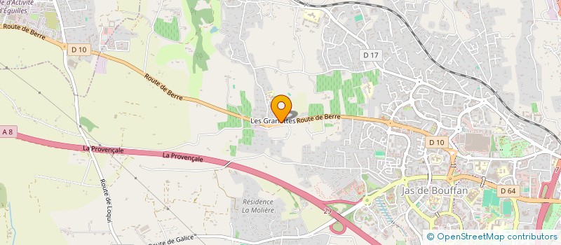 localisation de l'entreprise SCI CHEMIN DU MOULIN à AIX-EN-PROVENCE