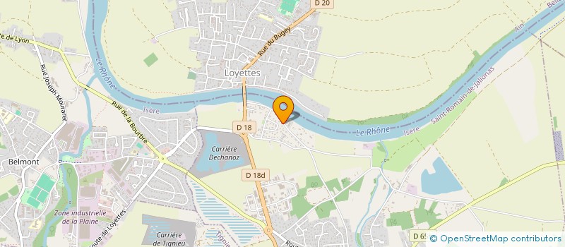 localisation de l'entreprise SCI CHEMIN DU PORT  SAINT-ROMAIN-DE-JALIONAS