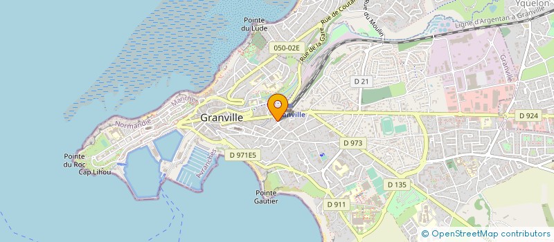 localisation de l'entreprise SCI CHEMIN DU PRIEURE à GRANVILLE