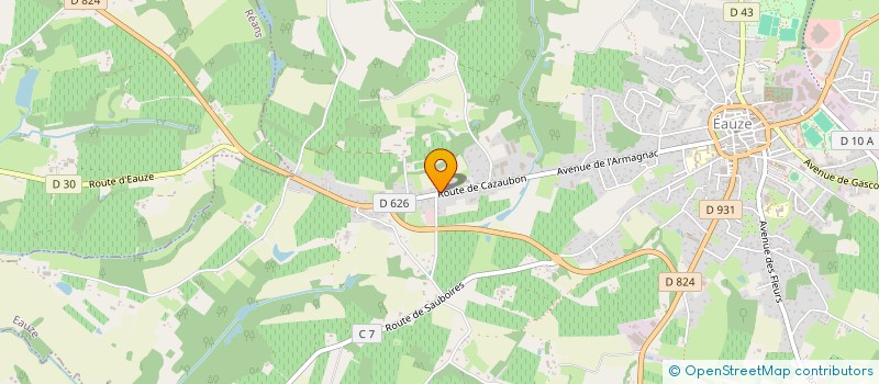 localisation de l'entreprise SCI CHEMIN DU REAL  EAUZE