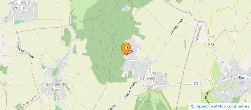 localisation de l'entreprise SCI CHEMIN DU ROY  LAINVILLE-EN-VEXIN