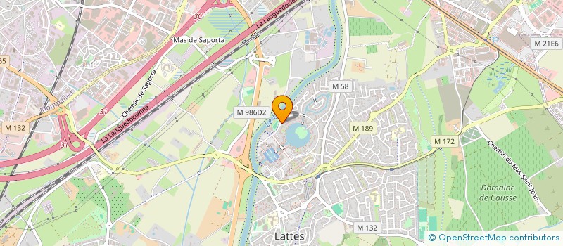 localisation de l'entreprise SCI CHEMIN DU SUD à LATTES