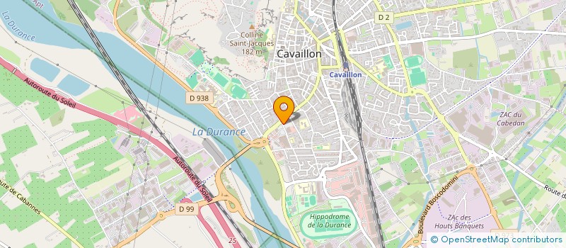 localisation de l'entreprise SCI CHEMIN DU TEMPS PERDU  CAVAILLON