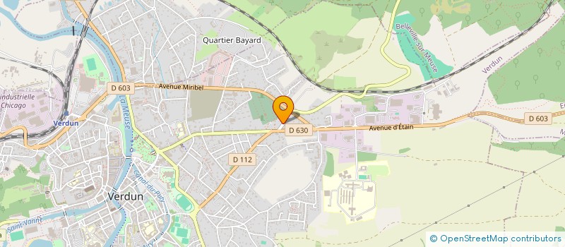 localisation de l'entreprise SCI CHEMIN FLEURY à VERDUN