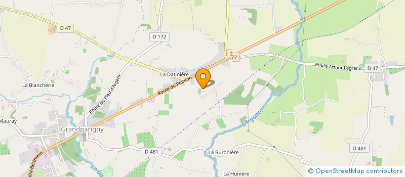 localisation de l'entreprise SCI CHEMIN LA BARRIERE  GRANDPARIGNY