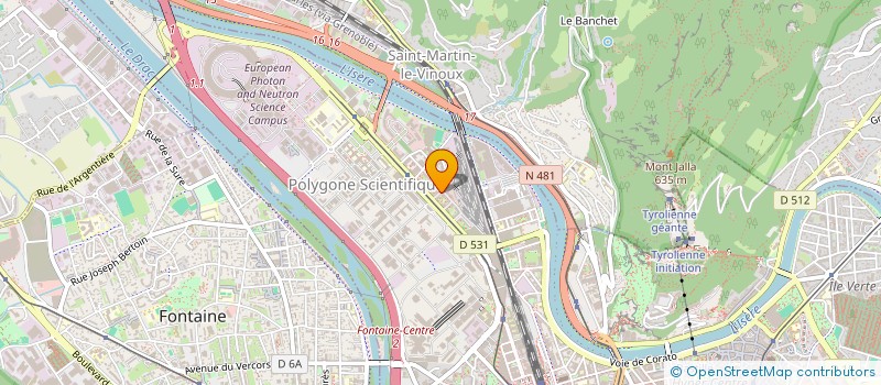 localisation de l'entreprise SCI CHEMIN MENEY à GRENOBLE