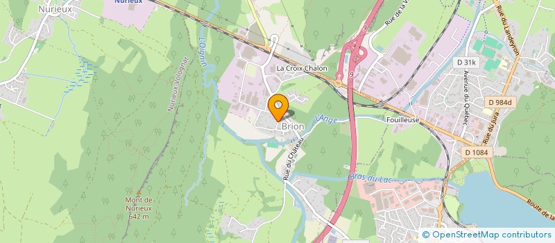 localisation de l'entreprise SCI CHEMIN NEUF à BRION