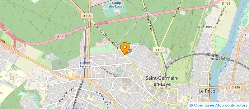 localisation de l'entreprise SCI CHEMIN NEUF  SAINT-GERMAIN-EN-LAYE
