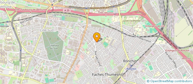 localisation de l'entreprise SCI CHEMIN ROUGE  FACHES-THUMESNIL