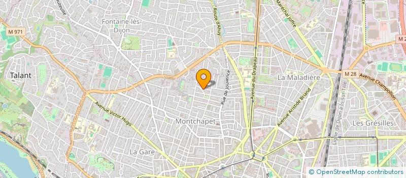 localisation de l'entreprise SCI CHEMIN ROUGE à DIJON