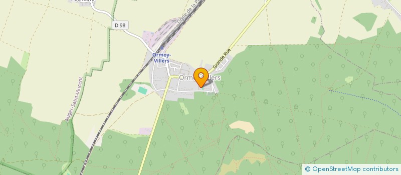 localisation de l'entreprise SCI CHEMIN VERT  ORMOY-VILLERS