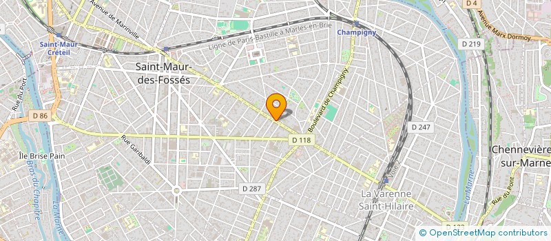 localisation de l'entreprise SCI CHEMIN VERT à SAINT-MAUR-DES-FOSSES