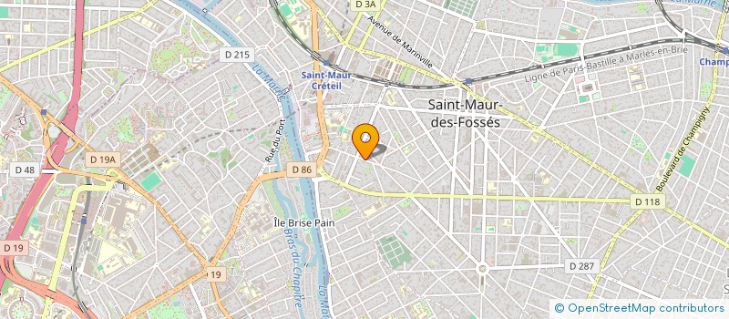 localisation de l'entreprise SCI CHEMIN VERT à SAINT-MAUR-DES-FOSSES