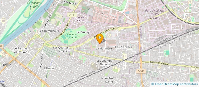 localisation de l'entreprise SCI CHEMOI7  SARTROUVILLE