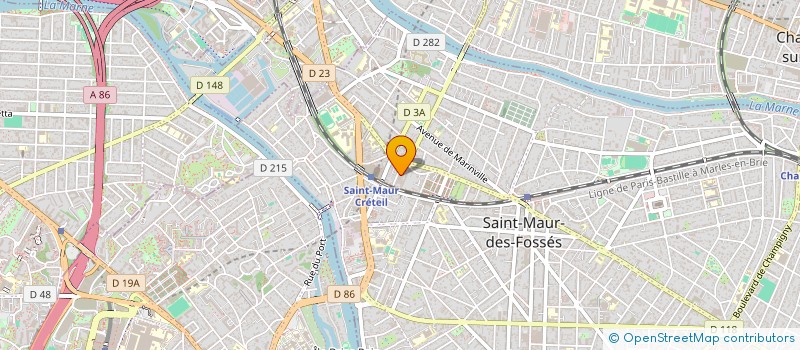 localisation de l'entreprise SCI CHEMONCEAUX à SAINT-MAUR-DES-FOSSES