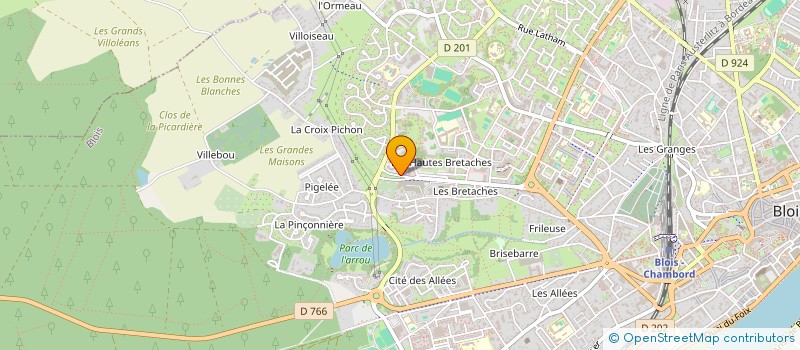 localisation de l'entreprise SCI CHEMONTON  BLOIS