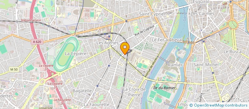 localisation de l'entreprise SCI CHEMROSE  TOULOUSE