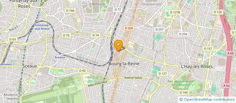 localisation de l'entreprise SCI CHEN 2 à BOURG-LA-REINE