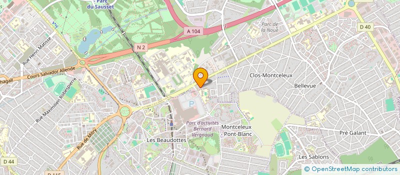 localisation de l'entreprise SCI CHEN 31 RUE HOCHE  VILLEPINTE