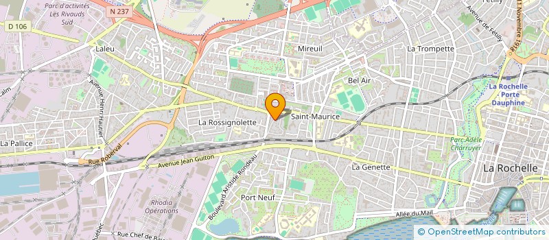 localisation de l'entreprise SCI CHEN  LA ROCHELLE