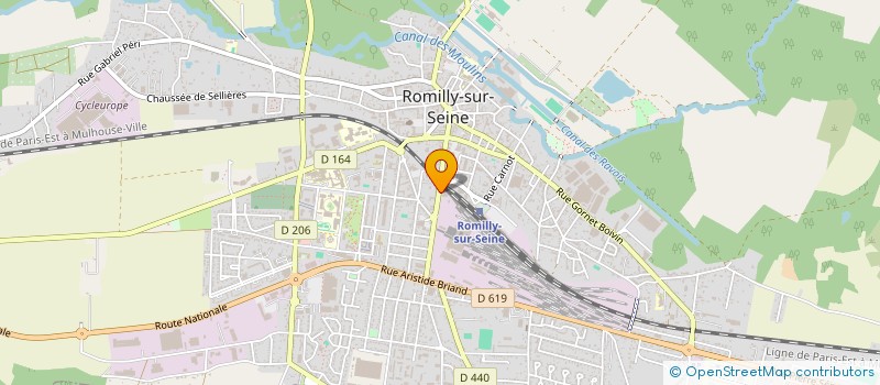 localisation de l'entreprise SCI CHEN  ROMILLY-SUR-SEINE